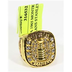 REPLICA 1965 MONTREAL CANADIENS STANLEY CUP RING