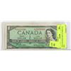 Image 1 : 1954 CANADIAN REPLACEMENT $1 BILL