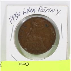 1936 BRITISH LARGE PENNY