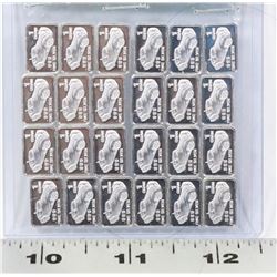 24- 1 GRAM .999 SILVER ART BARS CLASSIC CAR DESIGN