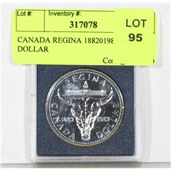 CANADA REGINA 1882-1982 SILVER DOLLAR