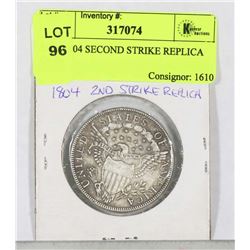 USA 1804 SECOND STRIKE REPLICA COIN.