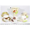 Image 1 : LOT OF 5 ENGLISH CUPS W/SAUCERS & CORONET