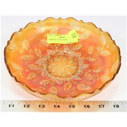 CARNIVAL GLASS  BOWL