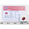 Image 1 : #50-NATURAL RED RUBY  GEMSTONE  7.37CT