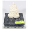 Image 1 : MARBLE SCULPTURE OF CHRIST AND VIRGIN MOTHER MADE