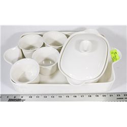7PC PORCELAIN COOKWARE SET