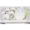 Image 1 : 7PC PORCELAIN COOKWARE SET