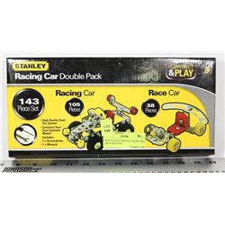 NEW STANLEY RACING CAR DOUBLE PACK BUILDING