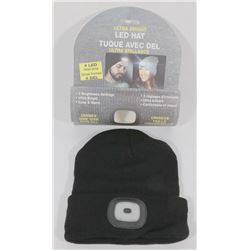 NEW ULTRA BRIGHT LED HEADLIGHT TOQUE (BLACK)