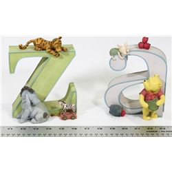 WINNIE THE POOH PLASTER 3D BOOK END /SHELF DECOR