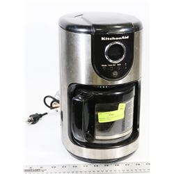 KITCHEN AID STAINLESS STEEL LCD DISPLAY COFFEE