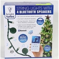 NEW STRING LIGHTS W/ 4 BLUETOOTH SPEAKERS