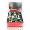 Image 1 : LARGE TIN CAN OF MARBLES