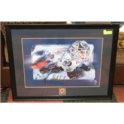 AUTOGRAPHED TOMMY SALO FRAMED PRINT