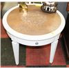 Image 1 : VINTAGE PAINTED ROUND SIDE TABLE