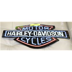 HARLEY DAVIDSON MOTORCYCLES DIE CUT METAL SIGN