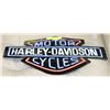 Image 1 : HARLEY DAVIDSON MOTORCYCLES DIE CUT METAL SIGN