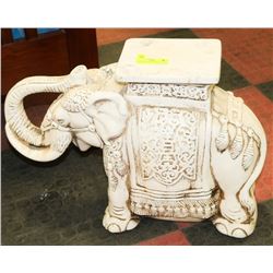 ELEPHANT PLANT STAND, 17" TALL
