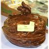 Image 1 : VINTAGE CERAMIC SQUIRREL NUT DISH WITH 3