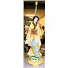 Image 1 : PORCELAIN LADY LAMP