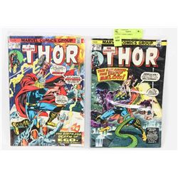 LOT OF 2 THOR COMICS