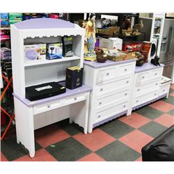 LAVENDER CHILDRENS BEDROOM FURNITURE SET
