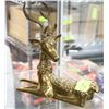 Image 1 : BRASS REINDEER FIGURE