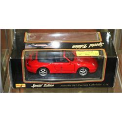 BOXED SPECIAL EDITION PORCHE 911, SCALE 1:18