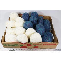 BOX OF ASST YARN