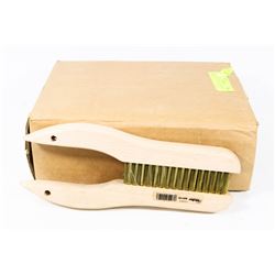 LOT OF 18 WEILER HAND WIRE BRUSHES