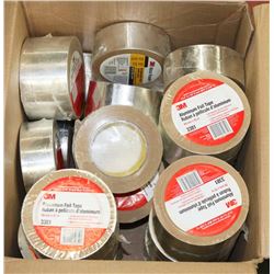 BOX OF ASSORTED FOIL TAPE