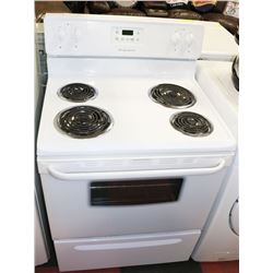 FRIGIDAIRE COIL TOP STOVE WHITE