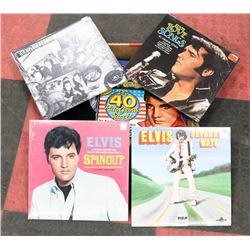 ESTATE COLLECTION OF ELVIS LP RECORDS,