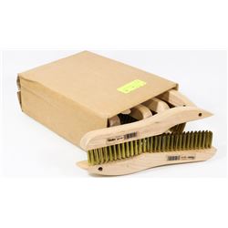 CASE OF 12 WEILER HAND WIRE BRUSHES