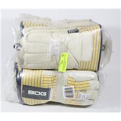 2 PACKS OF BOB DALE INSULATED GLOVES SIZE LARGE