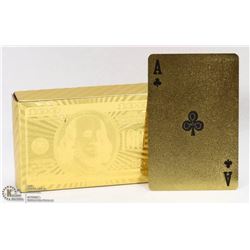 PACK OF GOLD FOIL PLAYING CARDS