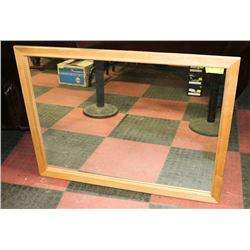 WOOD FRAMED MIRROR