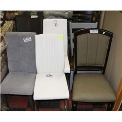 LOT OF 10 ASSORTED SIDECHAIRS