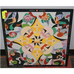 NATIONAL LIBRARY OF CANADA  BOARDED  PRINT 24"X24"