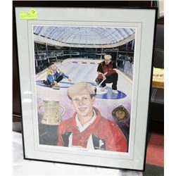 PRINT OF KEVIN MARTIN CURLING 363/200