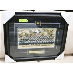 2008 EDMONTON ESKIMOS FRAMED TEAM PHOTO