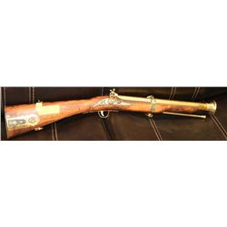 VINTAGE REPLICA DECORATIVE MUSKET 28” LONG