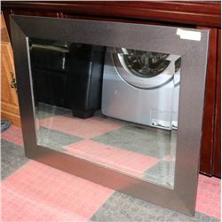 SILVER TONE FRAMED WALL MIRROR