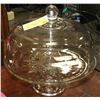 Image 1 : GLASS CAKE DISH WITH LID