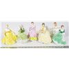 Image 1 : ESTATE COLLECTION OF 6 PORCELAIN LADY ORNAMENTS