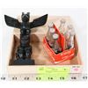 Image 1 : CIGAR BOX WITH MINI COCA COLA BOTTLES AND