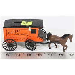 ERTL ALLIED VAN LINES HORSE DRAWN DIE CAST TRUCK