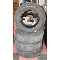 LOT OF 4 GOODYEAR WRANGLER TIRES LT