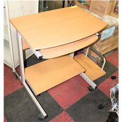 COMPUTER DESK ON WHEELS